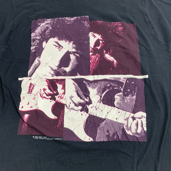 Vintage 1990 Bob Dylan Band graphic T shirt L Fruit of Loom 1988 Tour Company - Picture 2 of 12
